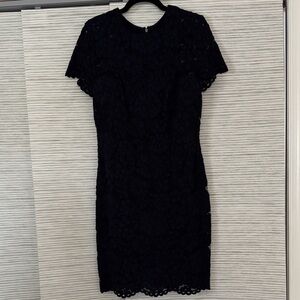 Ralph Lauren Black Lace Mini Dress